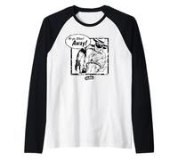 The Lone Ranger “Hi-Yo Silver Away!” Comic Panel Camiseta Manga Raglan