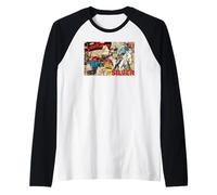 The Lone Ranger Silver Rides Collage Camiseta Manga Raglan
