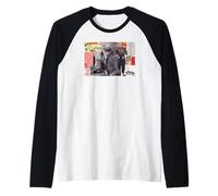 The Lone Ranger Vintage Memorabilia Collage Camiseta Manga Raglan