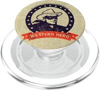 The Lone Ranger Western Hero Frame PopSockets PopGrip para MagSafe