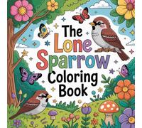 The Lone Sparrow Coloring Book: sparrow backyard bird relaxation women coloring book, sparrow small songbird stress relief kids book, sparrow wildlife ... flying animal stress relief women book