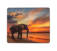 The Lonely Elephant - Alfombrilla de mouse de varios tamaños para oficina, estudio y juegos, con fuerte adherencia y superficie gruesa y cómoda