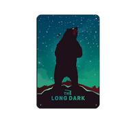 The Long Dark Video Game Gift for Fans Retro Poster Metal Tin Sign Chic Art Retro Iron Painting Bar People Cave Cafe Family Garage Poster Wall Decor 8x12inch (20x30cm)