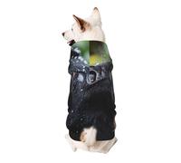 The Longing of Dogs - Sudadera con capucha para perros pequeños, suave, transpirable, ropa para mascotas pequeñas