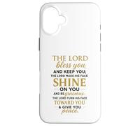 The Lord Bless You and Keep You Carcasa para iPhone 16 Plus