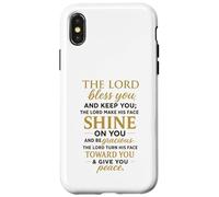The Lord Bless You and Keep You Carcasa para iPhone X/XS