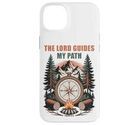 The Lord Guides My Path - Psalm 32:8 Christian Faith Camping Carcasa para iPhone 14 Plus
