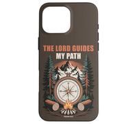 The Lord Guides My Path - Psalm 32:8 Christian Faith Camping Carcasa para iPhone 16 Pro MAX