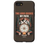 The Lord Guides My Path - Psalm 32:8 Christian Faith Camping Carcasa para iPhone SE (2020) / 7/8