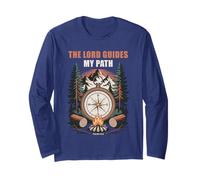The Lord Guides My Path - Psalm 32:8 Christian Faith Camping Manga Larga