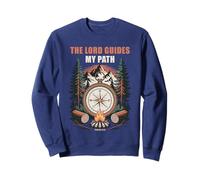 The Lord Guides My Path - Psalm 32:8 Christian Faith Camping Sudadera