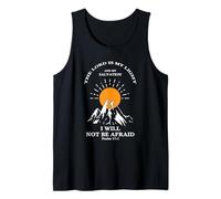 The Lord Is My Light Inspirational Faith Christian Producto Camiseta sin Mangas