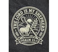 The Lord Is My Shepherd: Christian Faith Lined Journal for Men & Women Psalm 23:1 Bible Verse | Vintage Scripture Notebook to Write In | Comfort ... for Believers, 120 Pages, 8.5x11 Paperback