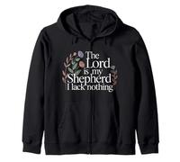 The Lord Is My Shepherd I Lack Nothing Church Strength |- Sudadera con Capucha