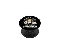 The Lord Is My Shepherd I Need Constant Supervision PopSockets PopGrip Adhesivo
