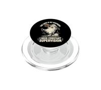 The Lord Is My Shepherd I Need Constant Supervision PopSockets PopGrip para MagSafe