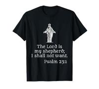 The Lord is my Shepherd - Jesucristo Citas - Vintage Camiseta