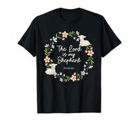 The Lord Is My Shepherd Psalm 23 1 Christian Faith Camiseta