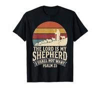 The Lord is My Shepherd Psalm 23 Faith Scripture Jesus Camiseta
