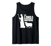 The Lord Is My Shepherd Psalms 23:1 Bible Verse Christians Camiseta sin Mangas