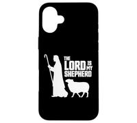 The Lord Is My Shepherd Psalms 23:1 Bible Verse Christians Carcasa para iPhone 16 Plus