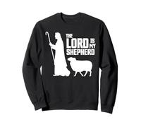 The Lord Is My Shepherd Psalms 23:1 Bible Verse Christians Sudadera