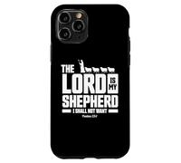 The Lord Is My Shepherd Psalms 23:1 Scripture Christians Carcasa para iPhone 11 Pro