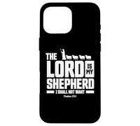 The Lord Is My Shepherd Psalms 23:1 Scripture Christians Carcasa para iPhone 16 Pro MAX