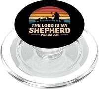 The Lord Is My Shepherd Salmo 23:1 Verso de la Biblia Cristiano PopSockets PopGrip para MagSafe