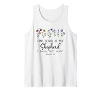 The Lord is My Shepherd Shirt,Psalm 23 Apparel Christian God Camiseta sin Mangas