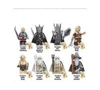 The Lord of the Rings Azog+Gandalf+Saruman+Gothmog+Sauron+Bolg Building Block Doll 8PCS