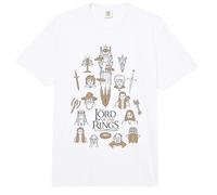 The Lord of The Rings Doodle Icons Comfort Colors Adult Heavyweight T-Shirt