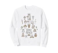 The Lord of The Rings Doodle Icons Sudadera