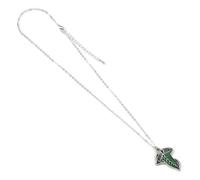 The Lord of The Rings El Señor de los Anillos Lorien Leaf Unisex Collar Plateado Plata De Ley