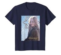 The Lord of The Rings Eowyn of Rohan Camiseta, Niños, Azul Marino, 8 años