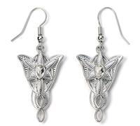 The Lord of The Rings Evenstar LRE00003 - Pendientes de gota, color plateado