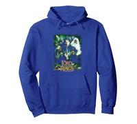 The Lord of The Rings Hero Group Sudadera con Capucha, Unisex para Adultos, Azul Real, XXL