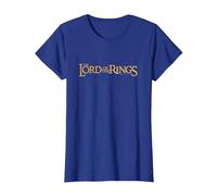 The Lord of The Rings Logo Camiseta, Mujer, Azul Real, S