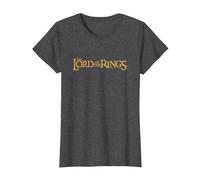 The Lord of The Rings Logo Camiseta, Mujer, Jaspeado Oscuro, XXL