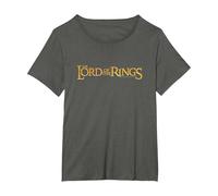 The Lord of The Rings Logo Camiseta, Mujer Tallas Grandes, Asfalto, 5XL Grande