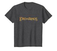 The Lord of The Rings Logo Camiseta, Niños, Jaspeado Oscuro, 8 años