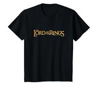 The Lord of The Rings Logo Camiseta, Niños, Negro, 8 años