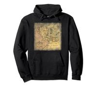 The Lord of the Rings Map of Middle Earth Sudadera con Capucha