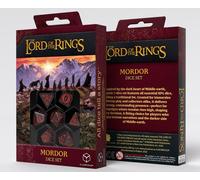 The Lord of the Rings Mordor Set de Dados Ornamentados Q WORKSHOP Negro