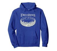 The Lord of The Rings The Journey Ring Sudadera con Capucha, Unisex para Adultos, Azul Real, S