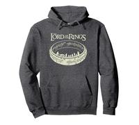 The Lord of The Rings The Journey Ring Sudadera con Capucha, Unisex para Adultos, Jaspeado Oscuro, XL