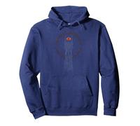The Lord of The Rings Tower of Mordor Sudadera con Capucha, Unisex para Adultos, Azul Marino, L