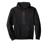 The Lord of The Rings Tower of Mordor Sudadera con Capucha, Unisex para Adultos, Negro, XXL