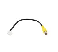 The Lord of the Tools 1 adaptador RCA para cámara de marcha atrás compatible con unidad principal Alpine Halo para iLX-F115D iLX-F905D, pieza de repuesto KWE-CAM1D, adaptador de 18 cm