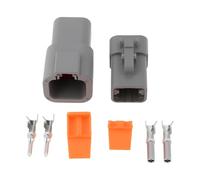 The Lord of the Tools 1 juego de conectores impermeables DTP04-4P DTP06-4S de 4 pines compatible con Deutsch para automóviles, motocicletas y camiones